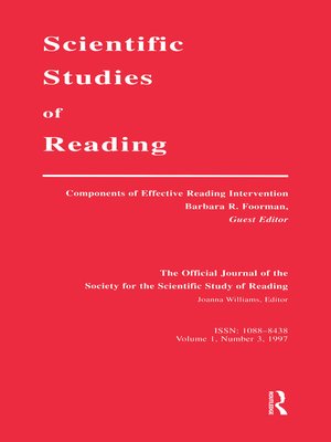cover image of Components of Effective Reading Intervention
